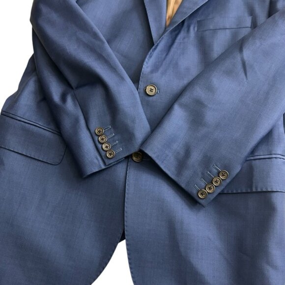 Oliver Wicks Men’s Two Button Super 110s Wool Blazer. Size 42S - Picture 5 of 9